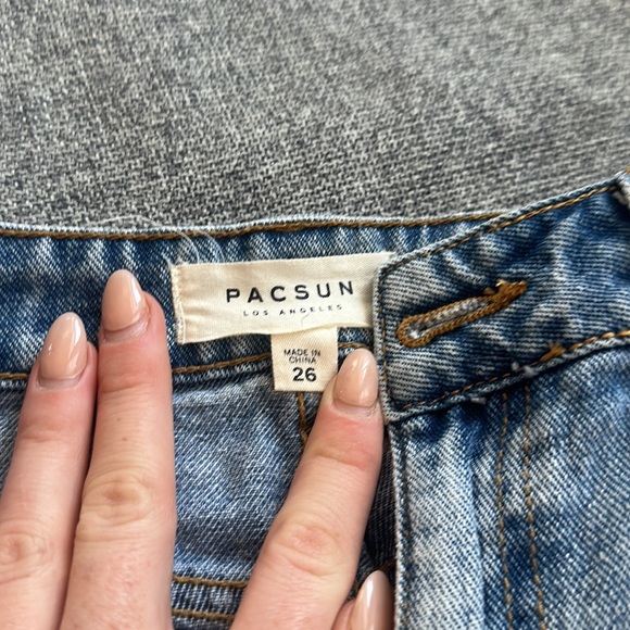 DENIM OMBRÉ PACSUN SKIRT - Picture 2 of 3